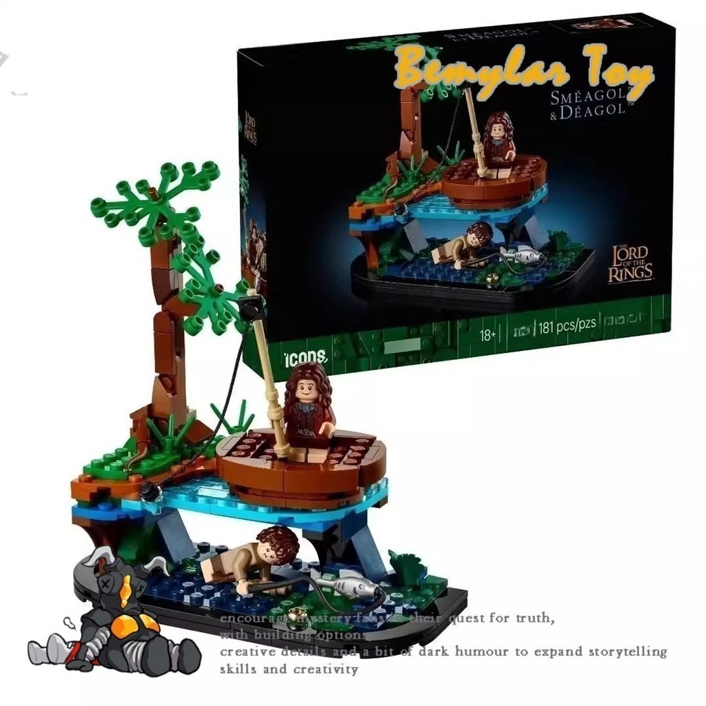 Bemular Hobby BM2X เข้ากันได้กับ 40761 The Lord of the Rings: Sméagol & Déagol Building blocks EQ1