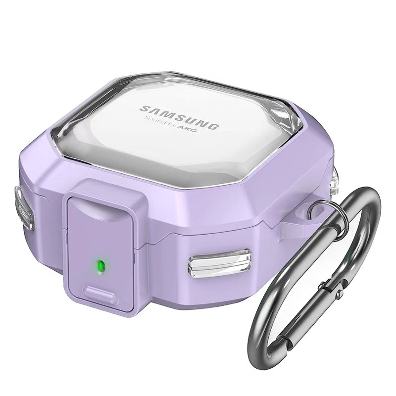 กันกระแทกล็อคสําหรับ Samsung Galaxy Buds 2 Pro Buds Live buzz 2 Pro Buds FE live buzz2 pro กรณีหูฟัง