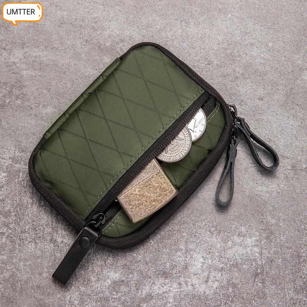 UMTTER กระเป๋าใส่เหรียญ, XPAC กระเป๋าสตางค์แบบพกพา, กันน้ําทนทานหลายกระเป๋า EDC Wallet