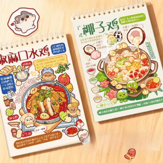จัดส่งจากประเทศไทยสติ๊กเกอร์ภูมิทัศน์BLOOMZO รสเสฉวน Jianghu Visual Stacking Miniature Landscape Sticker Collection, Creative Decorative Miniature Scene Collage Toy