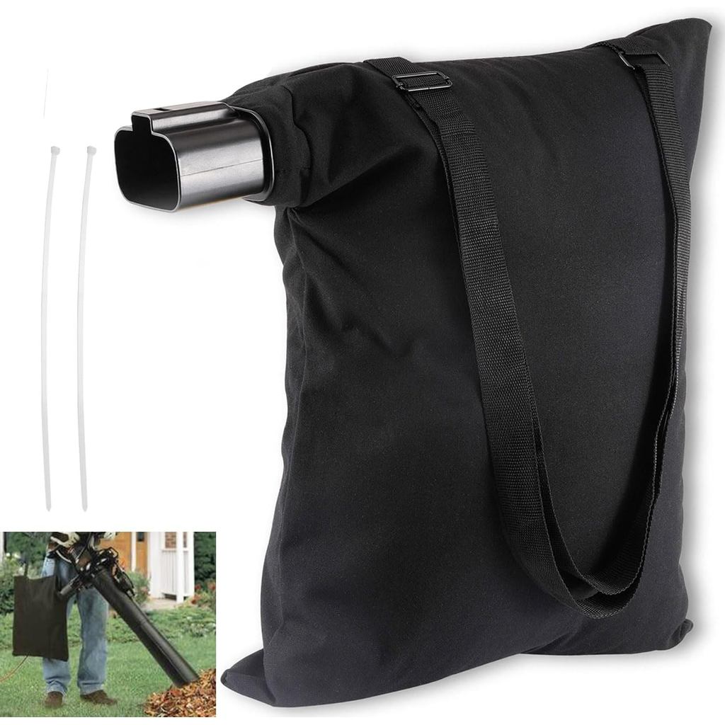 5140125-195 Leaf Blower กระเป๋าสะพายสูญญากาศ Vac เข้ากันได้กับ Black & Decker BV3100/BV2900 Blower, 