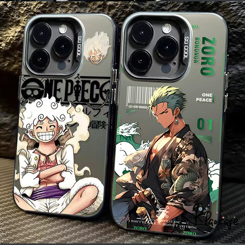 สำหรับIPhone 17 11 12 16 13 15 14 Pro Max Air 15 7 8 14 16 Plus XR SE อินเทรนด์ยี่ห้อ Zoro หนึ่งชิ้นพลาสฟี่ Luffy