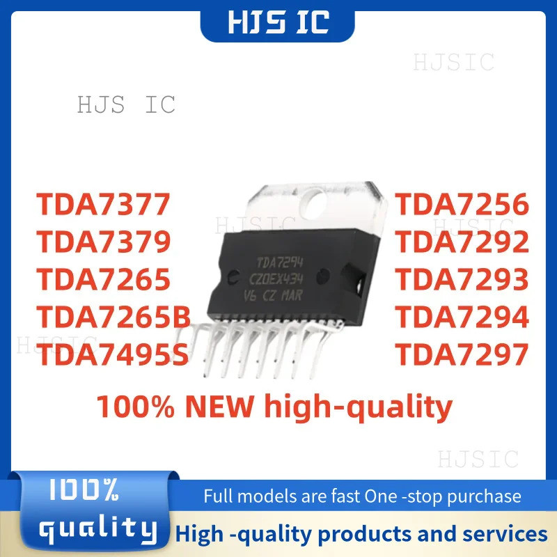 5PCS TDA7256 TDA7292 TDA7293 TDA7294 TDA7297 TDA7377 TDA7379 TDA7265 TDA7265B TDA7495S ZIP-15 ชิป ic