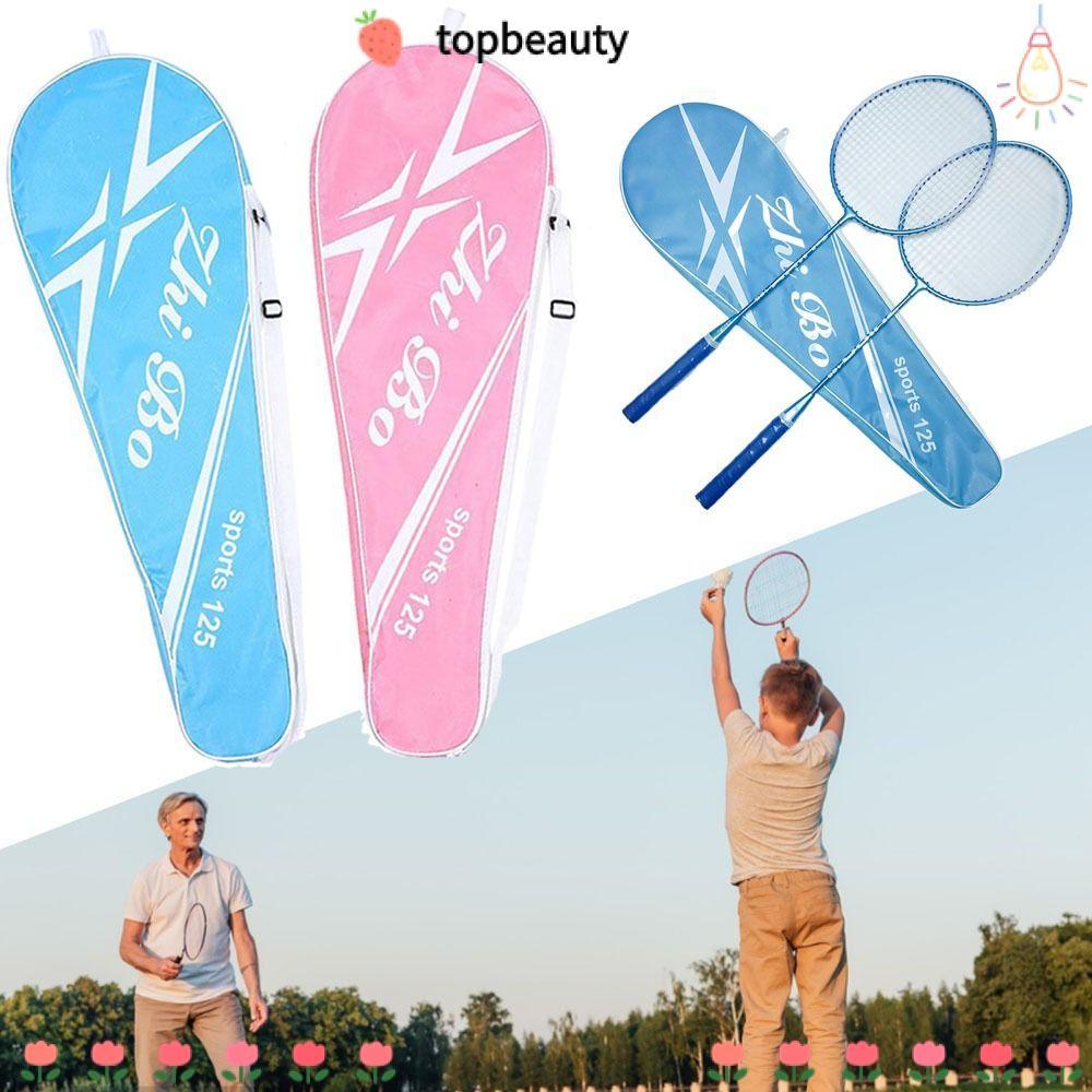 Topbeauty ไม้แบดมินตันกระเป๋าแบบพกพาความจุขนาดใหญ่กันน้ําไหล่เดียว