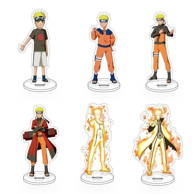 火影忍者鸣人亚克力立牌桌面摆件 动漫同人周边装饰送礼 | Naruto acrylic standee desktop decoration fan-made anime merchandise gi