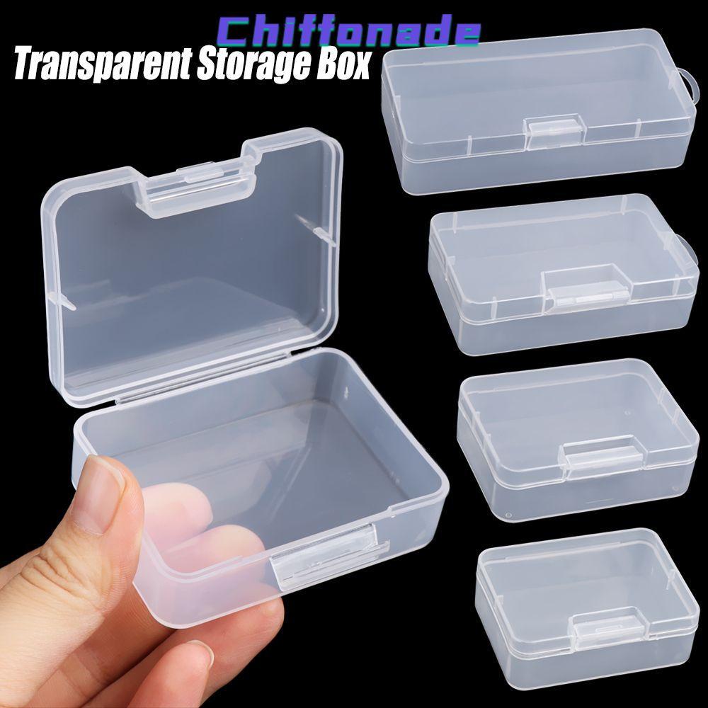 Chiffonade กล่องเก็บของ 4 ขนาด Home Organization คลิปกล่อง Pill Storage Supply