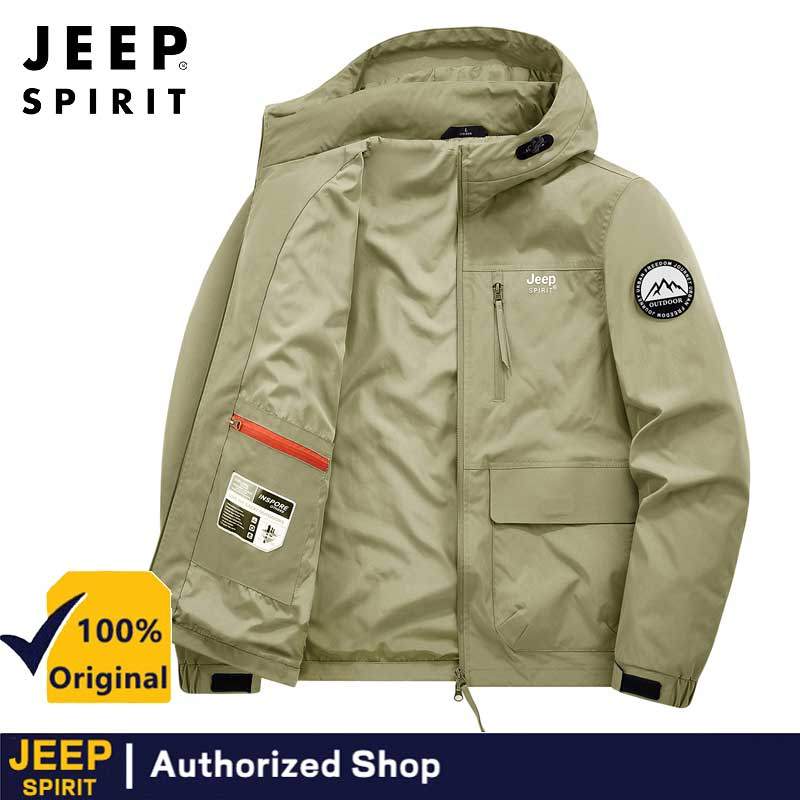 JEEP SPIRIT ชุดโจมตีระบายอากาศน้ําหนักเบาสไตล์ฤดูใบไม้ผลิและฤดูใบไม้ร่วง