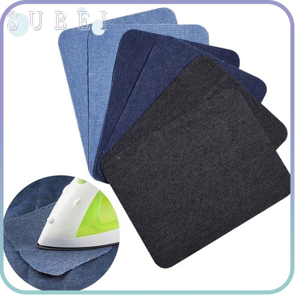 SUKAA 4/12PCS เข่าข้อศอกเครื่องแต่งกาย Applique เย็บกางเกงยีนส์ DIY