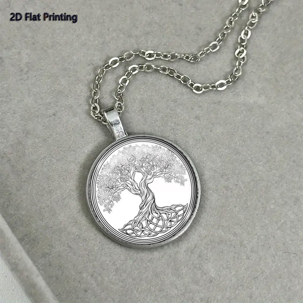 JIT 1PC Celtic Knot Tree of Life Design สร้อยคอเหมาะสําหรับผู้หญิง