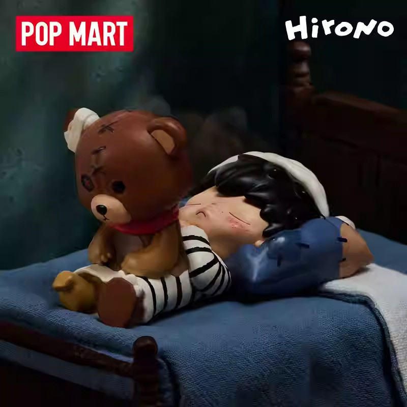 P POPMART Hirono Hirono Series Figure-Made Mystery Box Scene Props เครื่องประดับของขวัญ