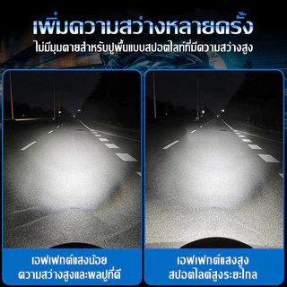 COD 100%หลอดไฟหน้าLED-(M5) แป้นเล็กT19 สำหรับรถที่ใช้แป้นเล็ก เช่น WAVE125, CLICK, MIO (1หลอด) กล่องสีม่วง