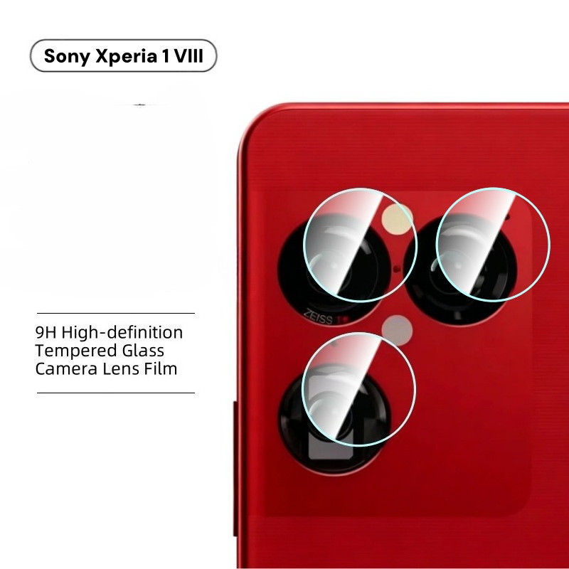 กระจกนิรภัยสําหรับ Sony Xperia 1 VIII VII III IV II VI HD Clear กล้องเลนส์ Protector Anti-scratch ป้องกันเลนส์ฟิล์ม