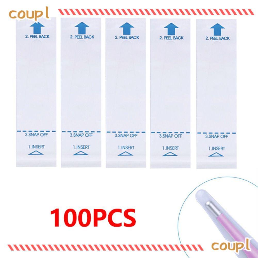 COUPL 100PCS Digital Probe Covers, Hygienic Disposable Temperature Probe Cover, คุณภาพสูง Universal 