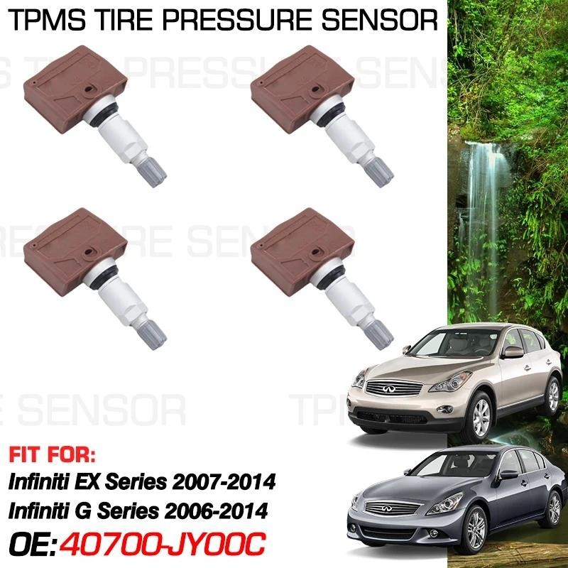 Auto สําหรับ Infiniti EX Series 2007-2014 Infiniti G Series 2006-2014 433MHz ความดันยางเซนเซอร์ 4070