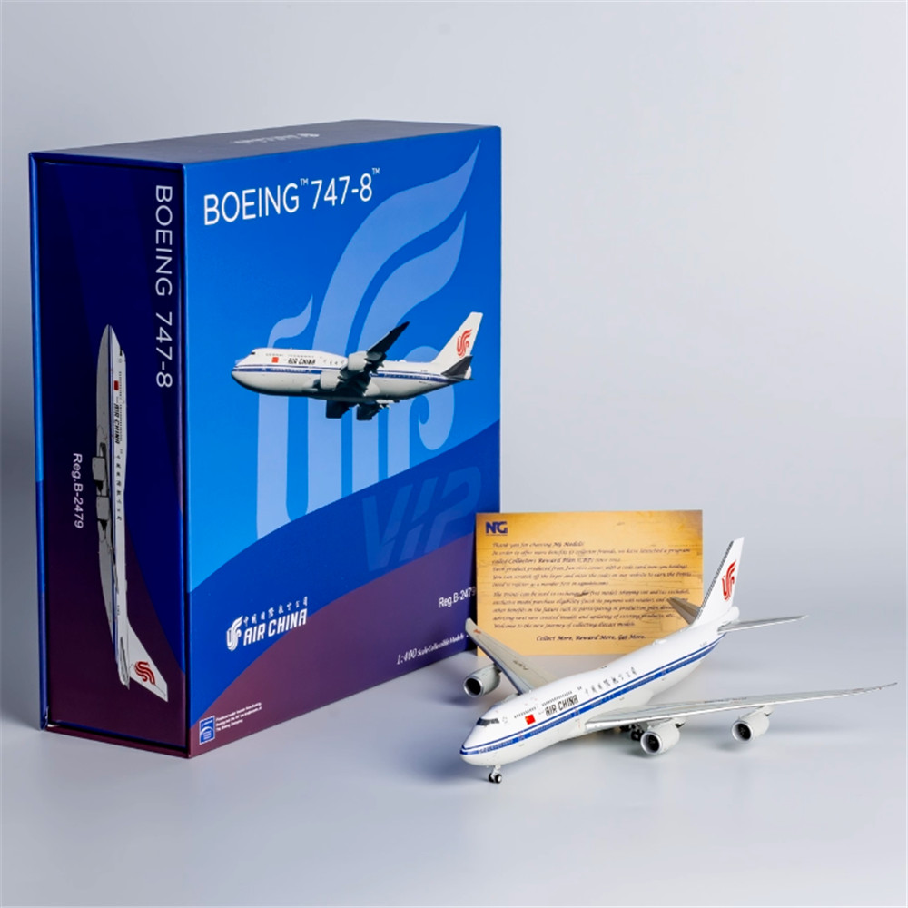 NG รุ่น 1/400 B-2479 China International Airlines B747-8 Alloy Airliner รุ่น