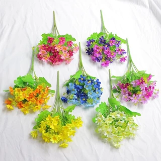 everbloom ดอกไม้ประดิษฐ์ ดอกเดซี่ปลอม ดอกกระโดดเลียนแบบ ธรรมชาติ สำหรับตกแต่งบ้าน ร้านค้า งานแต่ง งานปาร์ตี้ ถ่ายภาพ