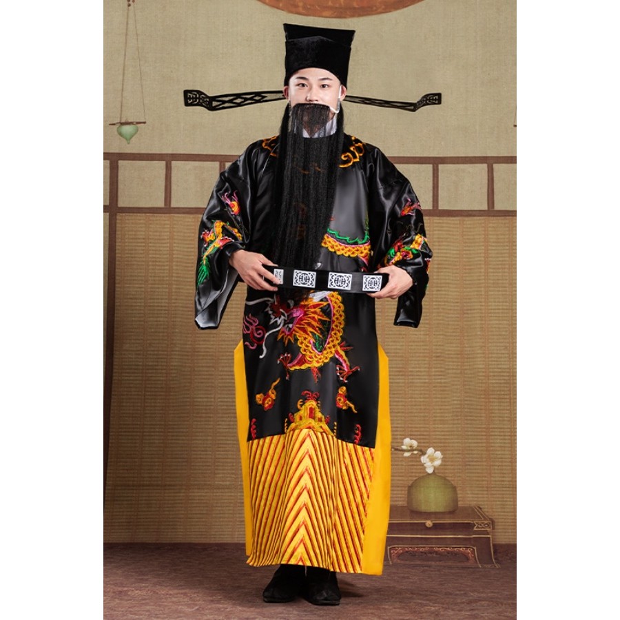 京 古装包 公出服装包包青衣pking Opera Drama เครื่องแต่งกายโบราณ Bao Zheng Bao人服20251206