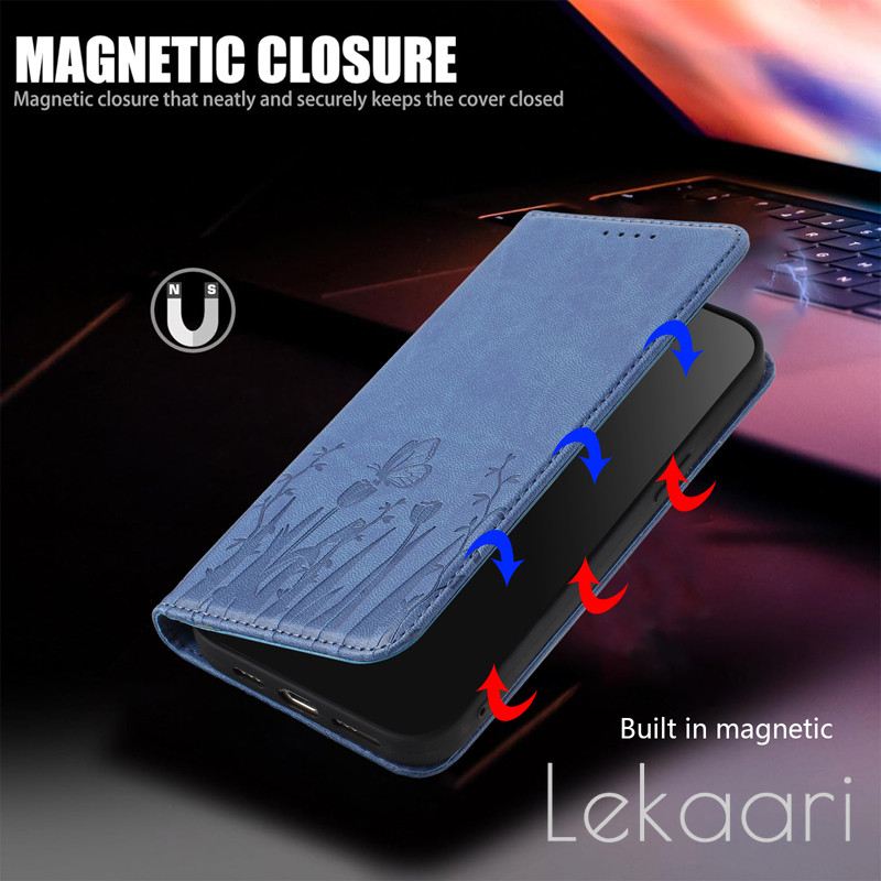 กรณีพลิกแม่เหล็กสําหรับVivo V29 V29e V27 V27e V21 V21s V21e IQOO Z9s S10 Pro Lite 5G 3Dดอกไม้นูนหนังช่องใส่การ์ดกระเป๋าสตางค์ปลอกโทรศัพท์ - รูปที่ 3