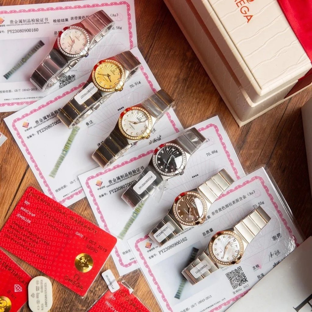 1: 1 Original Standard Real Shot, Omi รุ่น 123.15.27.60.045.004นาฬิกาผู้หญิง Four Constellation Seri