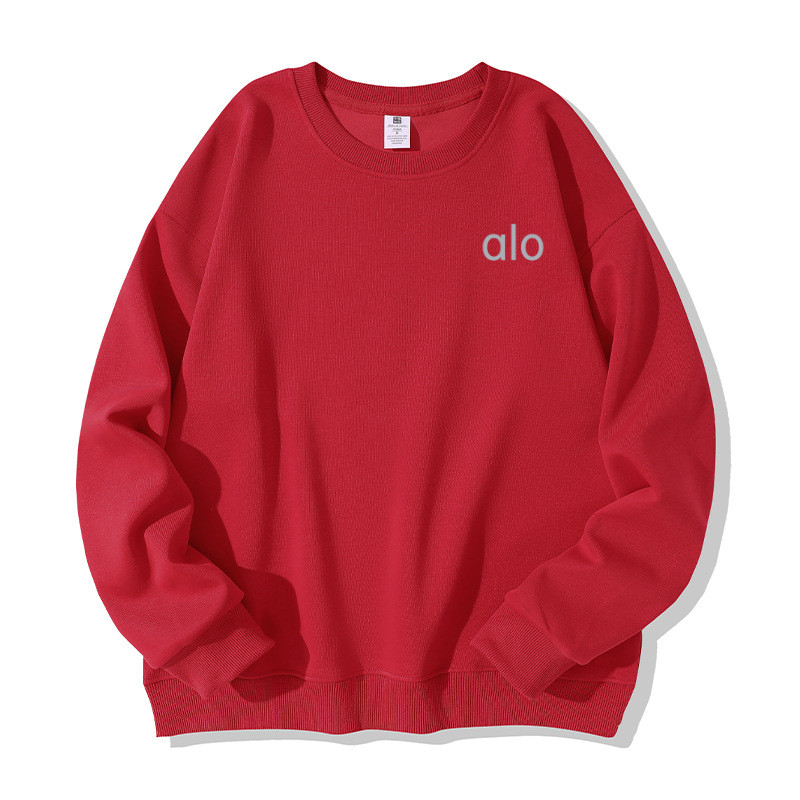 Al yoga เสื้อสวมหัวทรงหลวม รอบคอด้านในเนื้อหนานุ่ม สไตล์สำหรับทุกคน ทั้งชายและหญิง ออกแบบ 3D