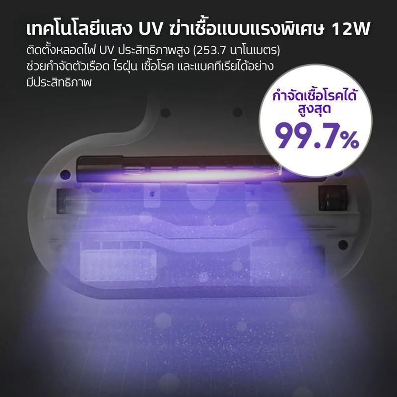 EYSIN Neo Series  S10 เครื่องดูดไรฝุ่นบนเตียง กำลังไฟฟ้า 300 วัตต์ แรงดูด 15,000Pa แผ่นตีฝุ่น 10,000