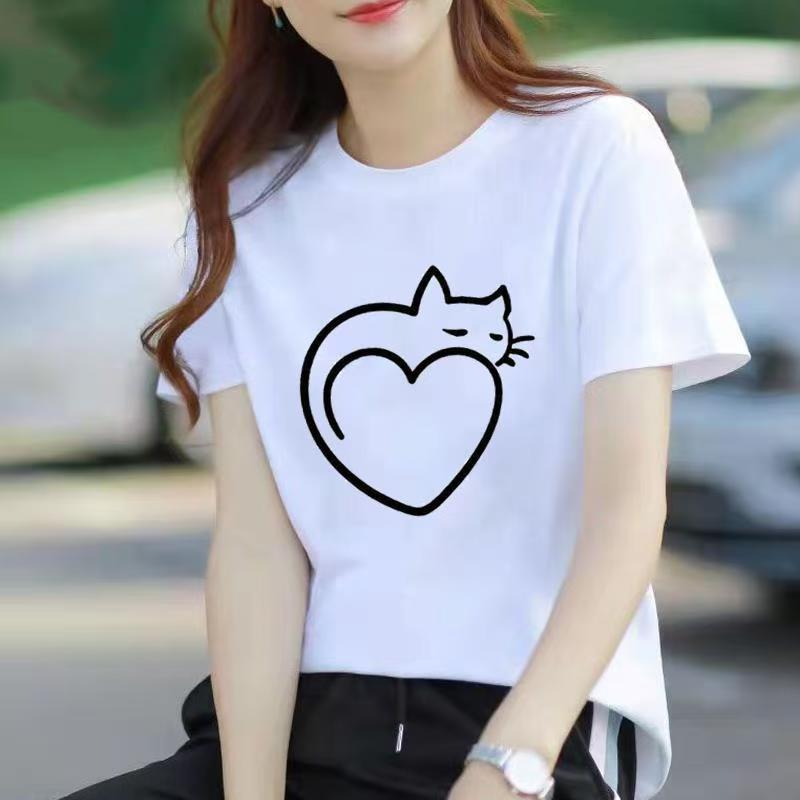 2026 เสื้อผ้าผู้หญิงที่ไม่ซ้ํากันปก Belly Influencer ฤดูใบไม้ผลิฤดูร้อนสไตล์ใหม่เกาหลีรุ่นสีขาวเสื้อ