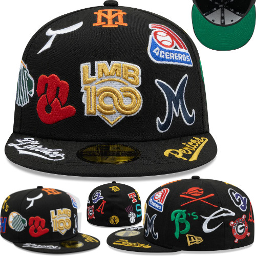 หมวกเบสบอล LMB Mexico สีดำ ดีไซน์คลาสสิกพร้อมโลโก้ LMB