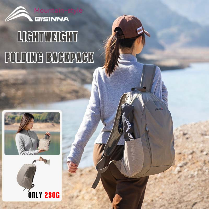 Outdoor Folding Hiking Backpack Lightweight Travel Camping Backpack Hiking Trekking Rucksack Unisex 