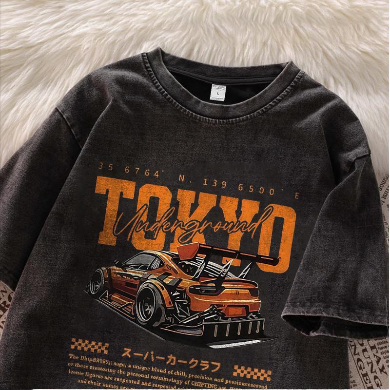 YOUNG T🔥🔥M~3XL จัดส่งตลอด 24 ชั่วโมง Woo Right เสื้อฟอก เสื้อยืดชาย Oversize ฟรีการรีด สบายใส่ทุกวัน