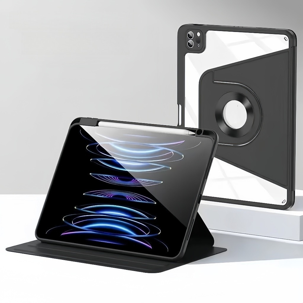 iPad ကေ့စ် 360° လှည့်နိုင်သည့် (အသစ်) Air11 M3 / Air7 / Air6 / Air4/5 / 10.9 Gen10/Gen11 / A16 / Mini6-7 / Gen7/8/9 10.2 အတွက်
