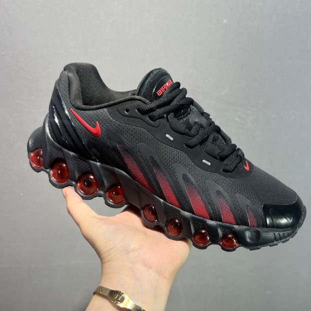 Nike Air Max DN8 รองเท้าวิ่งเทคโนโลยีพัมเต็มฝ่าเท้า สีดำแดง