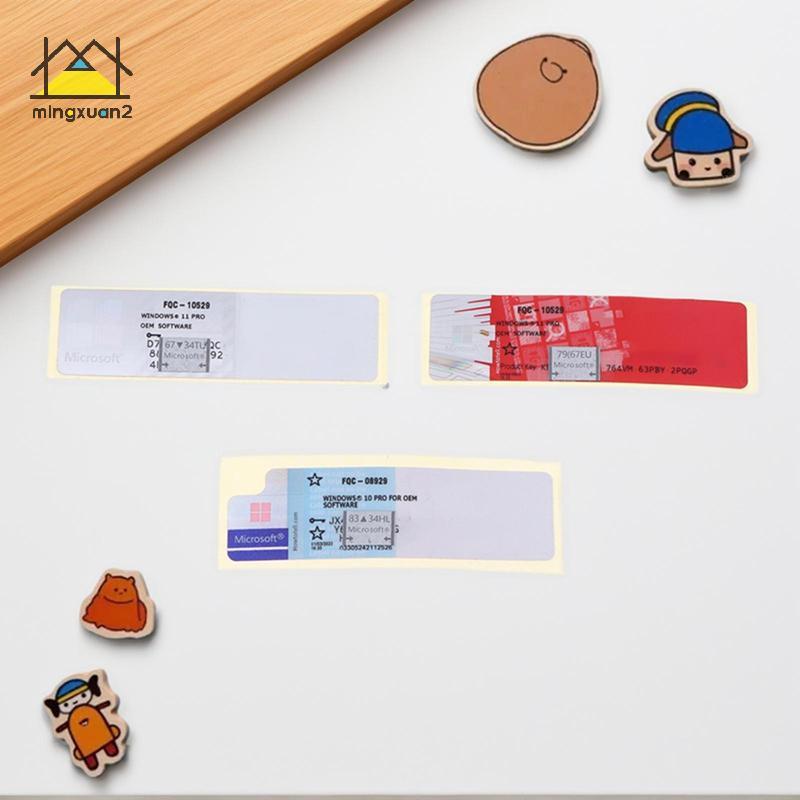 Mingxuan2 สําหรับ Win11/10 Por Coa ระบบการอนุญาตรหัสความปลอดภัยสติกเกอร์ Key Tag ป้ายสําหรับแล็ปท็อป