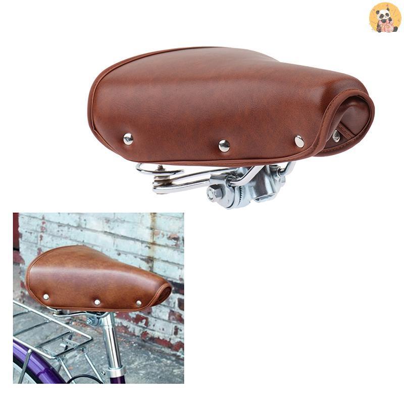 [CO] Vintage Retro Bike Cycle PU Leather Saddle Seat Springfortable Seat [TH]