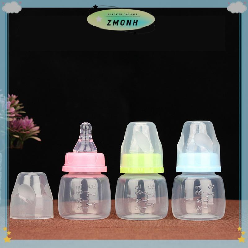 ZMONH ขวดทารกแรกเกิด Baby Liquid Juice ขวดนมเกรดอาหารทารก Mini คอขวด null