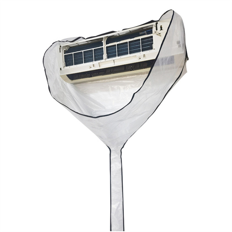 A02M-Large Air Conditioner Cleaning Cover Kit Including Drainage Pipe, Summer Cleaner Brush, Sprinkl