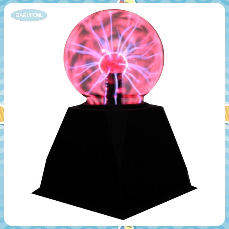 [gaqvfeml] Crystal Plasma Ball Lighting Glitter Globe Sphere Table Lamp for Disco Party