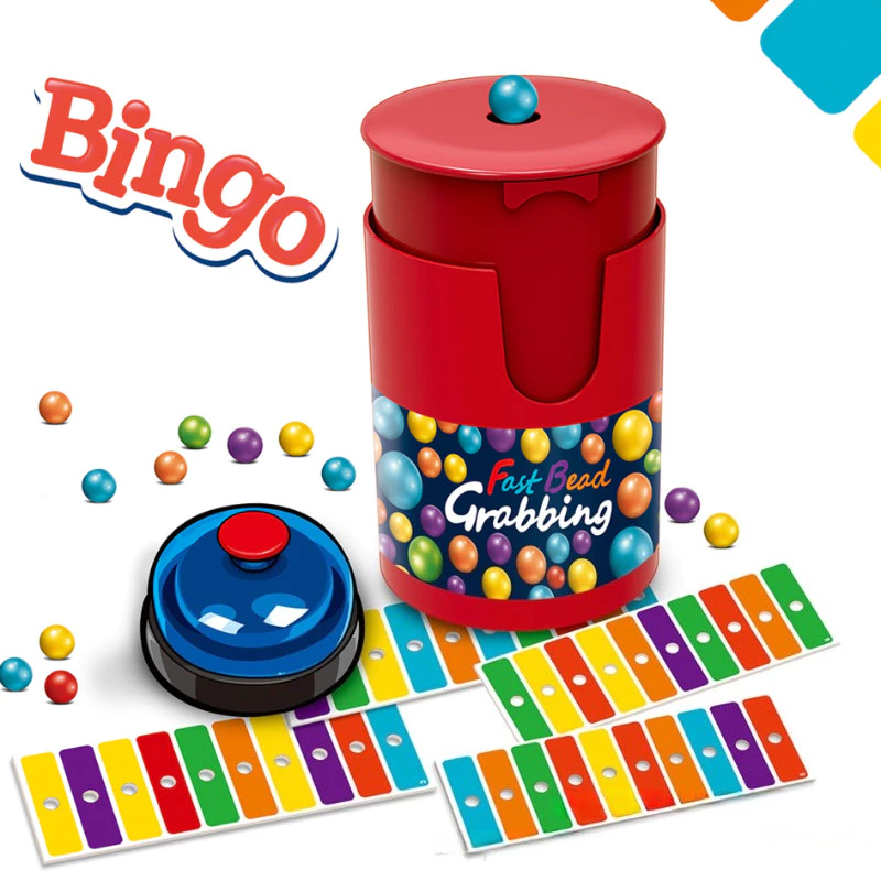 พร้อมส่ง Bingo เกมกระดาน ลูกบอลสี เกมโต๊ะ 90 บอล 48 ใบ เกมครอบครัว ของเล่นเด็ก
