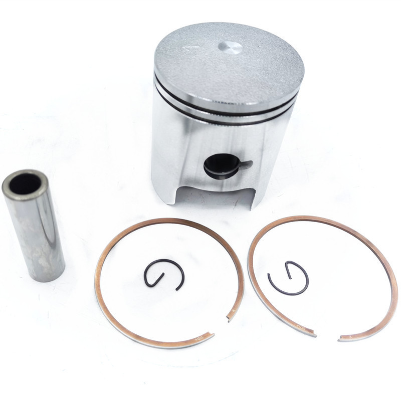 อะไหล่รถจักรยานยนต์ TS125 ลูกสูบ แหวนลูกสูบ เหมาะสำหรับ SUZYKI กระบอกสูบสองจังหวะ TS125 ลูกสูบ 56 มม