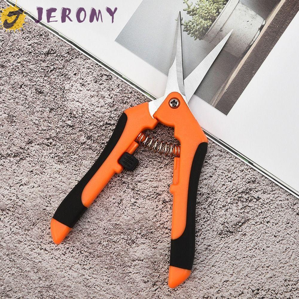 JEROMY ตัดแต่งกิ่งเครื่องมือสําหรับบอนไซผลไม้ต้นไม้อุปกรณ์ทําสวนเครื่องตัดมือสําหรับครัวเรือนกระถางส