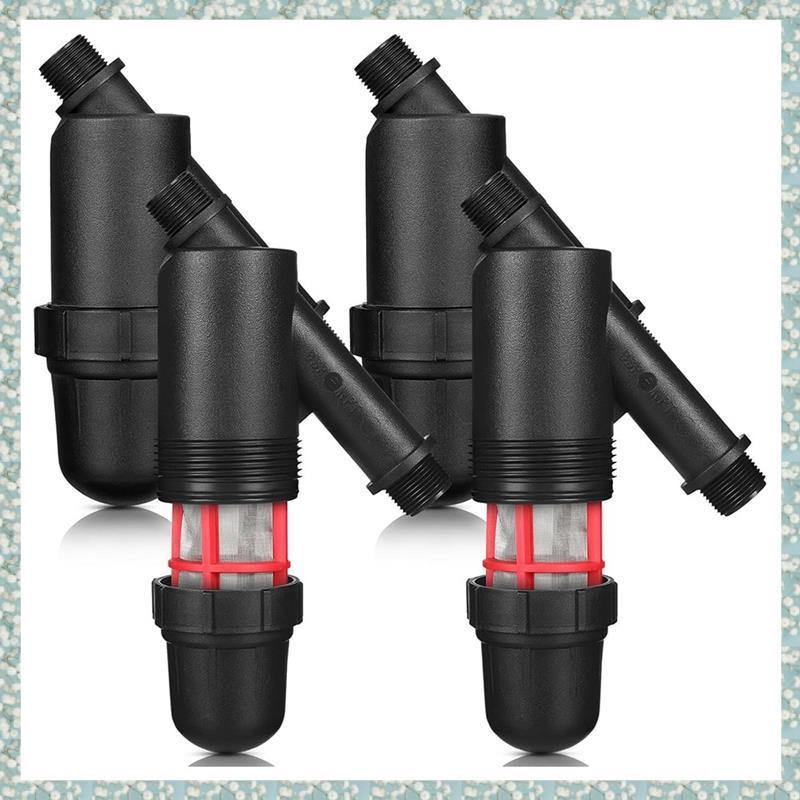 [h5bl3j6wj.ph] 2 ชิ้นหยดชลประทานอินไลน์ Y Filter, การเชื่อมต่อด้ายชาย 3/4" X 3/4", รวมหน้าจอตาข่ายสํ