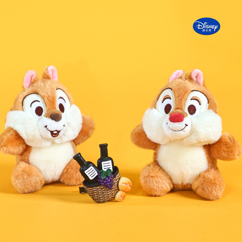 ตุ๊กตาพวงกุญแจ Disney Chip 'n Dale ของแท้น่ารัก เป็นของขวัญที่ดีสำหรับเพื่อนในวันหยุด