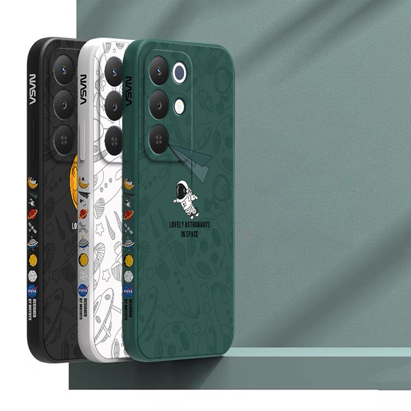 เคส Realme C85 C75 C75X C65 C63 C61 C55 C53 C51 เคสโทรศัพท์นักบินอวกาศเคสโทรศัพท์ธีมอวกาศTKR
