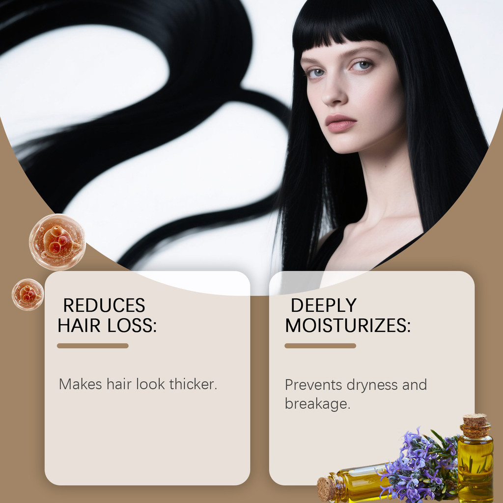 PP405 Hair Treatment Hair Care Essential Oil Gentle Moisturizing Soft Light Hair สดชื่นไม่เหนียวเหนอ