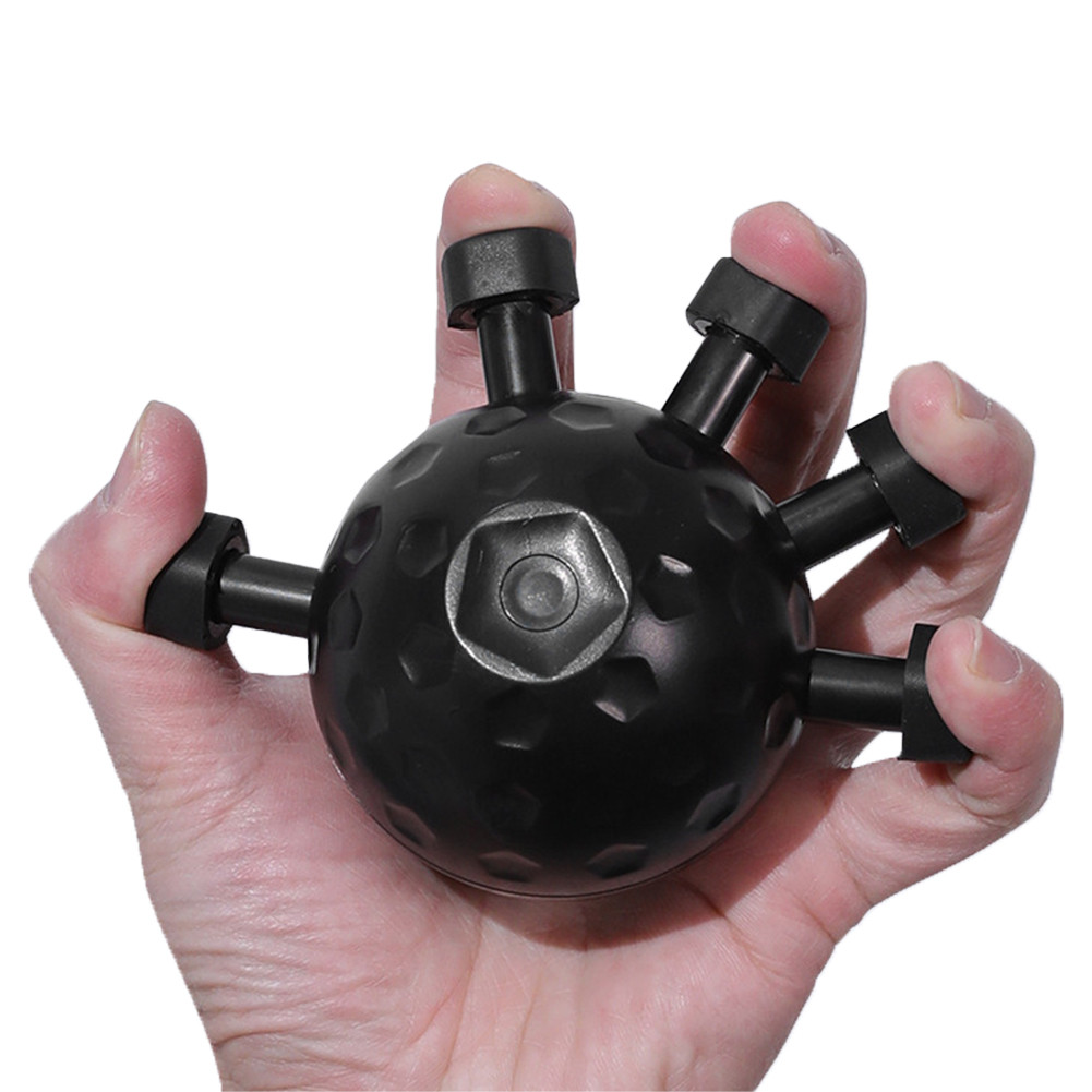 Finger Exerciser Trainer Hand Grip Strengthener Adjustable Power Training Hand Balls for ForearmStre