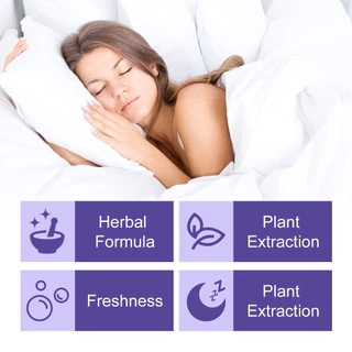 Ximonth Deep Sleep สเปรย์น้ำมันหอม สเปรย์หลับลึก ปรับปรุงการนอนหลับ สเปรย์ฉีดหมอน บรรเทาค Lavender Sleeping Pillow Spray