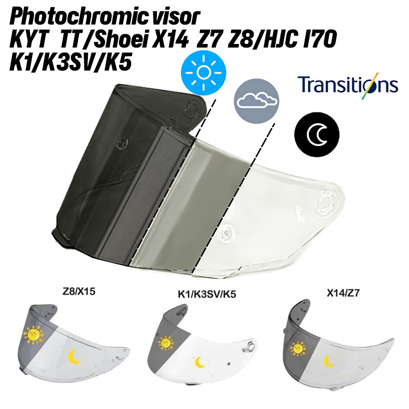2024ใหม่KYT TT R2R EVO GT-PRO GSX-3000 SHOEI X14 X15 K1 K3SV HJC I70 /ls2 Rapid หมวกกันน็อค Visor Ph