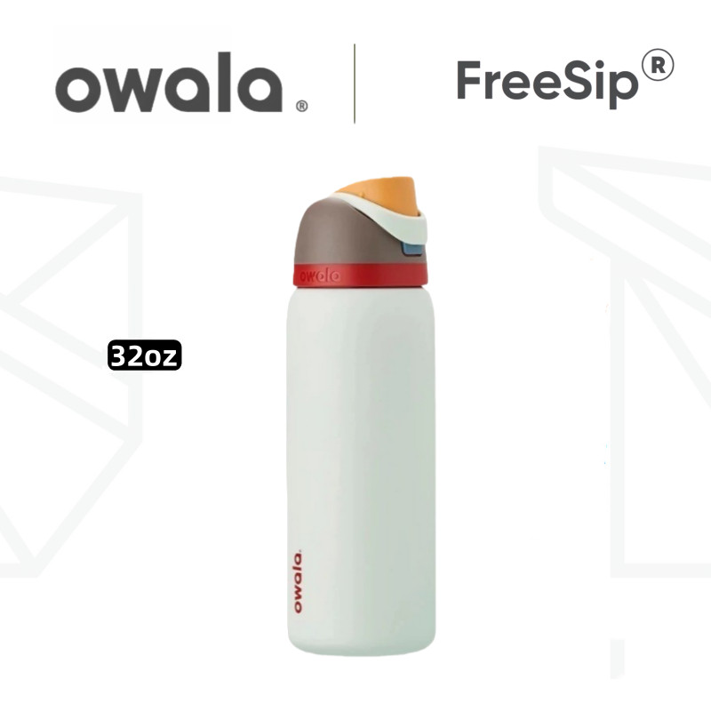 ขวดน้ำสแตนเลส 304 Owala FreeSip – 24 ออนซ์/32 ออนซ์ ฉนวนกันความร้อนสุญญากาศ กันรั่ว สำหรับเล่นกีฬาและการเดินทาง
