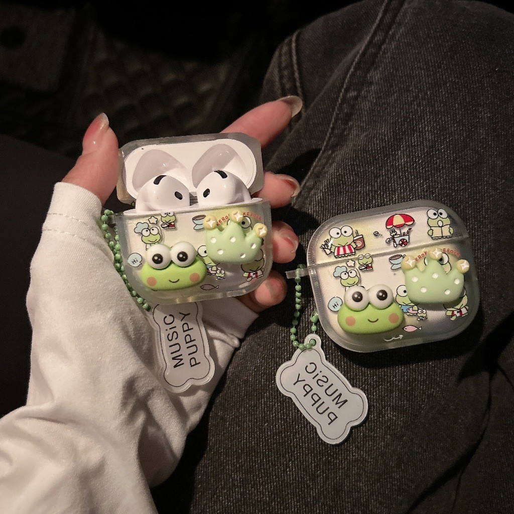 【 กบห้อย 】เคสหูฟัง i12 i11 i13 เคสใสการ์ตูนนูน 1 2 3 เคสหูฟังบลูทูธ gen gen1 gen2 เคสหูฟังไร้สาย Pro