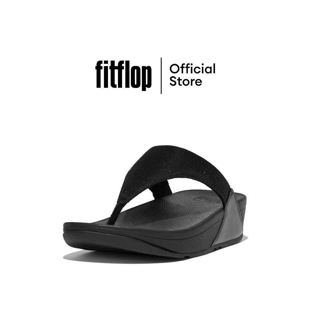 FITFLOP LULU SHIMMERLUX รองเท้าแตะแบบหูหนีบผู้หญิง รุ่น FZ7-090 สี ALL BLACK