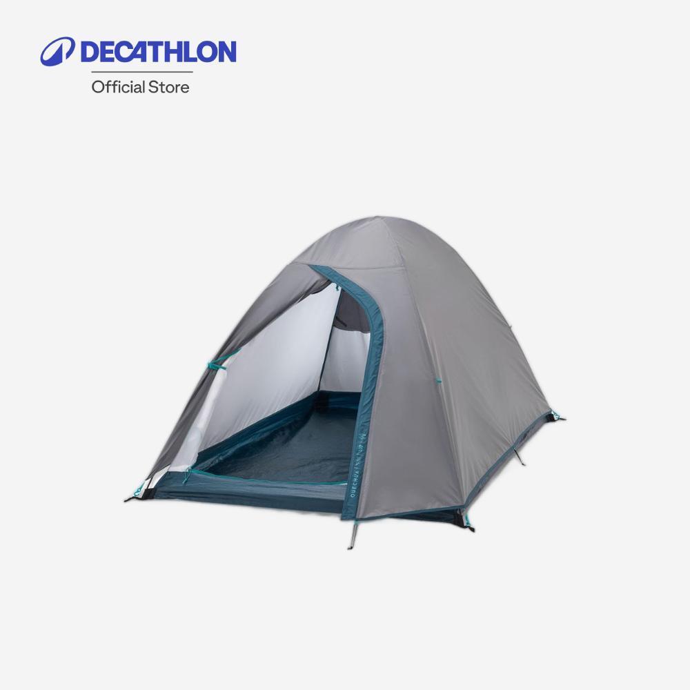 Decathlon 2 Man Tent - Mh100 เต็นท์ตั้งแคมป์รุ่น Mh100 สำหรับ 2 คน - Grey